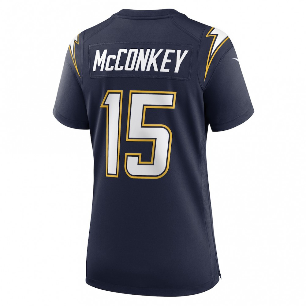 Ladd McConkey Los Angeles Chargers Nike Women's Alternate Super Chargers Game Jersey - Navy-GridironStore